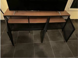 Mueble TV IKEA FJÄLLBO Negro/Madera