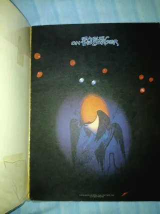 Libro de partituras Eagles On The Border de 1975.