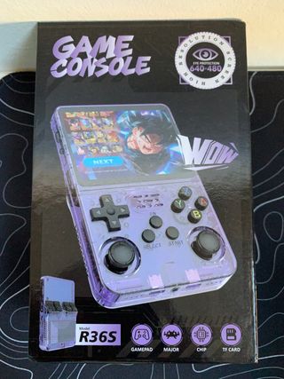 Consola Portátil R36S Negra