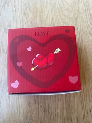 Joyero Corazón Flor Eterna + Pendientes