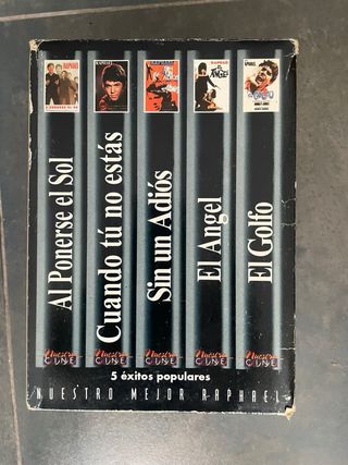 5 VHS de Raphael - Nuestro Cine