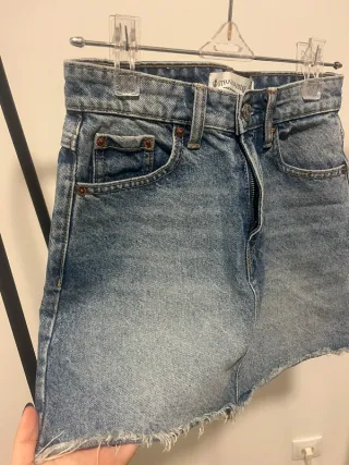 Saia de ganga azul forte