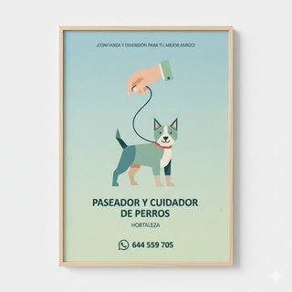 Paseador y cuidador de perros y gatos