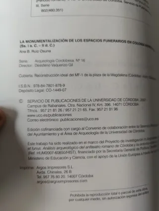 La monumentalización de los espacios funerarios...