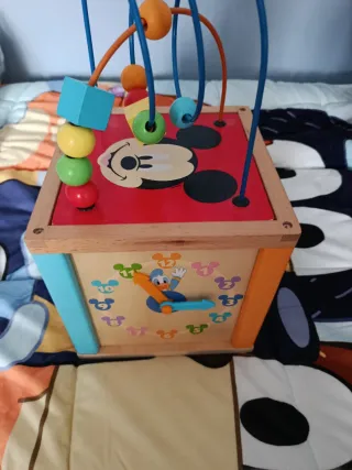 Caja de motricidad Mickey Mouse madera