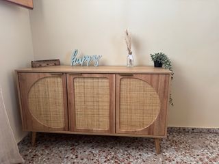 Aparador Maison du Monde Rattan y Madera