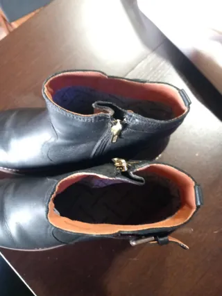 Botín Pikolinos Negro Piel Hebilla