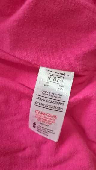 Chaqueta polar flores rosa 110