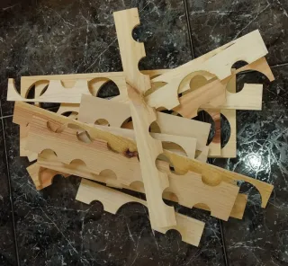 Cajas de madera de vino y cava