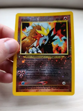 Carta Pokémon Entei Holográfica Promo