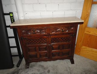 Alacena Castellana Madera y Mármol