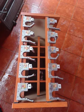 Paragüero candado madera y metal