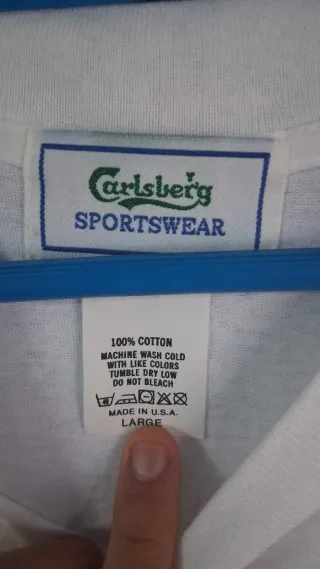 Camiseta Vintage Eurocopa 1992 Carlsberg