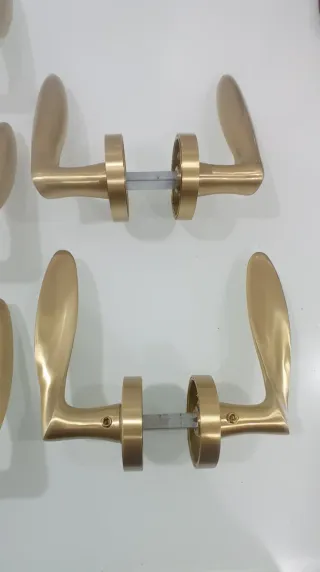 Manillas Jandel Doradas mate