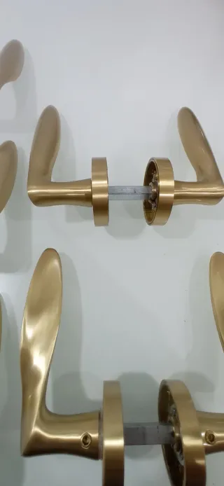 Manillas Jandel Doradas mate