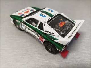 Coche Scalextric Lancia 037 Seven Up