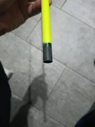 Caña de pescar casting fluorescente de carbono