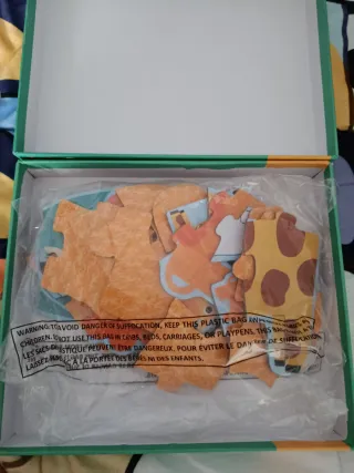 4 Puzzles Djeco Animales Selva Niños