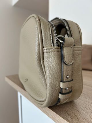 Bolso bandolera beige