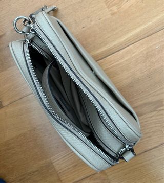 Bolso bandolera beige