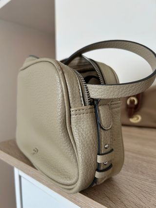 Bolso bandolera beige