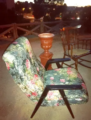 GRAN OFERTA silla y sillón vintage