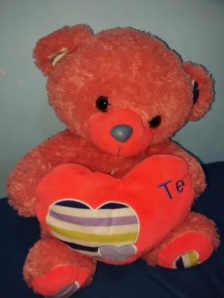 Peluche Corazón Rosa Grande