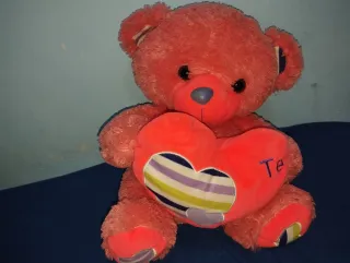 Peluche Corazón Rosa Grande