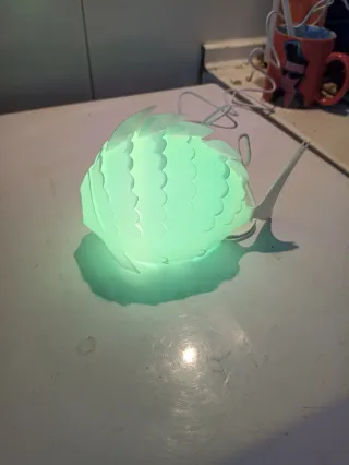 Lámpara pez LED Italia