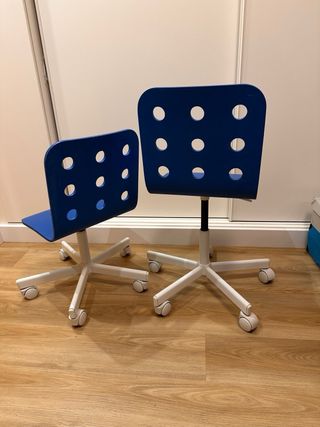 2 Sillas Infantiles Altura Regulable