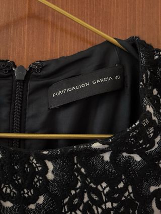 Vestido Purificacion Garcia bordado T40