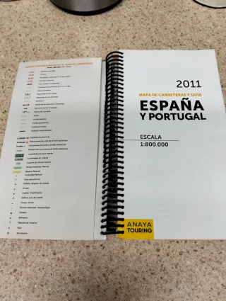 Guía y mapa de carreteras de España y Portugal ...