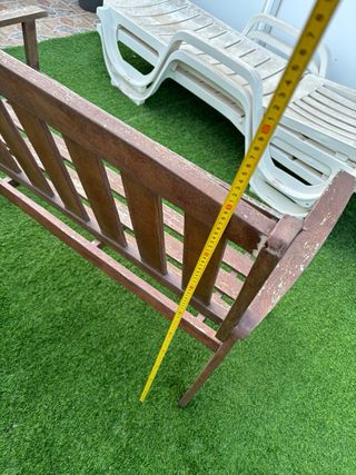 Banco de madera exterior