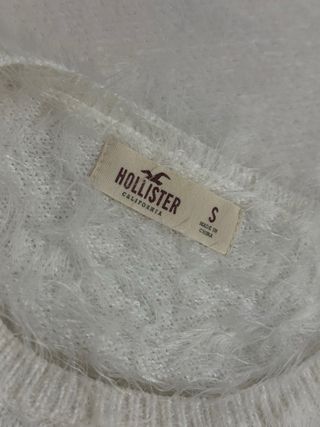 Camiseta Hollister Blanca Talla S