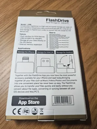 FlashDrive 2TB Dual Storage iOS & PC