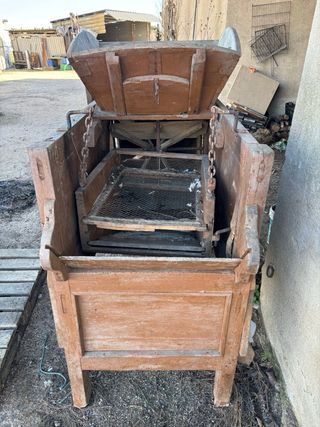 Aventadora antigua madera decoración rural