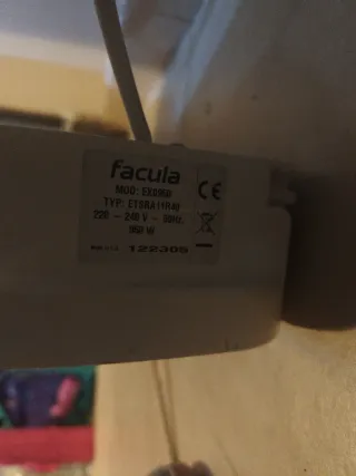 Radiador eléctrico Facula blanco NO ENVIOS