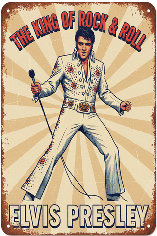 Chapa Vintage Elvis Presley The King