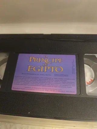 El Príncipe de Egipto VHS
