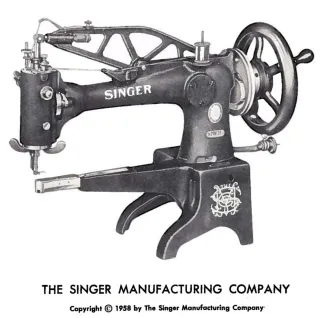 Máquina coser cuero SINGER 29K1 zapatero