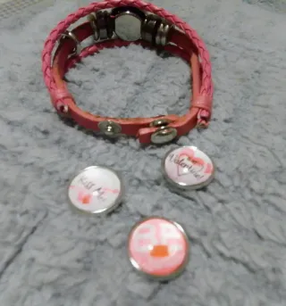 Nueva Pulsera mujer con 4 dijes amor
