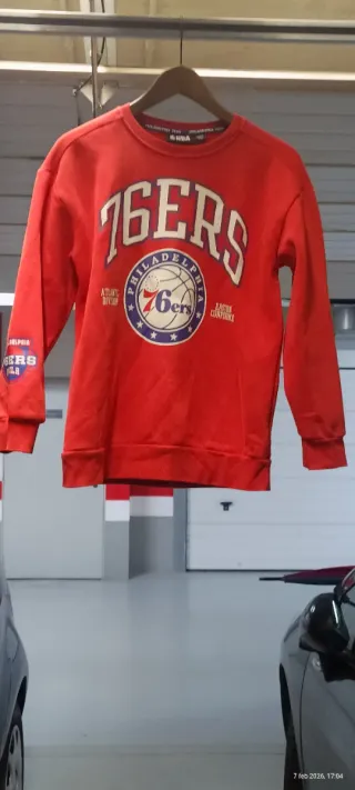 Sudadera NBA Philadelphia 76ers Roja