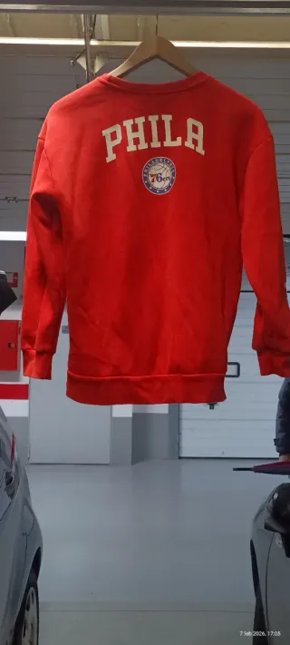 Sudadera NBA Philadelphia 76ers Roja