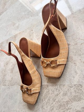 Zapatos de tacón ASOS efecto piel