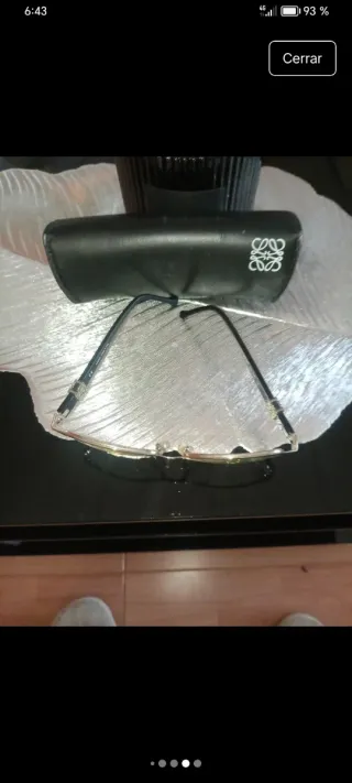 Gafas Loewe Negras y plateado