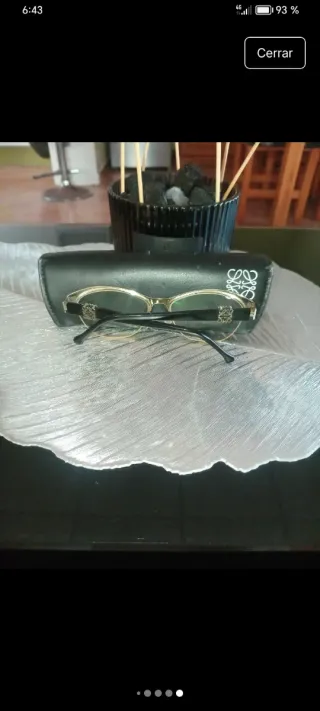 Gafas Loewe Negras y plateado