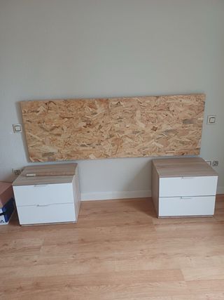 Mesitas de noche y cabecero