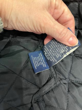 Chaqueta Acolchada Ralph Lauren Negra Talla L