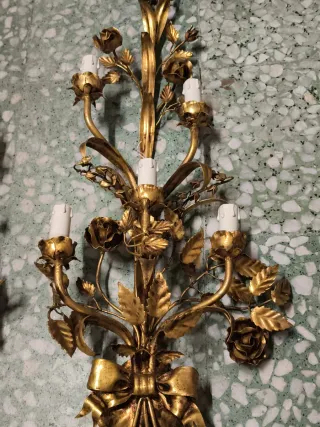 Grandes apliques italianos vintage