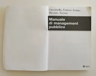Manuale di management pubblico